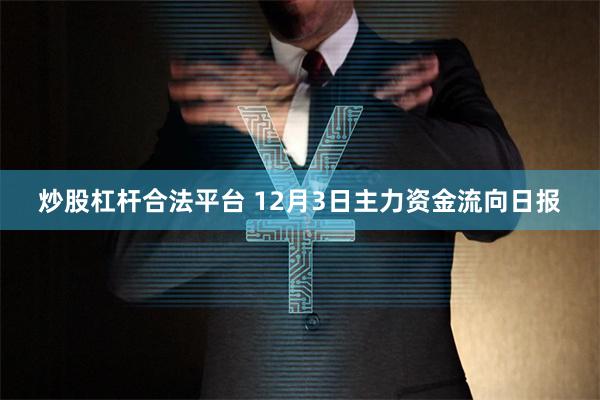 炒股杠杆合法平台 12月3日主力资金流向日报